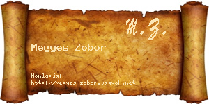 Megyes Zobor névjegykártya